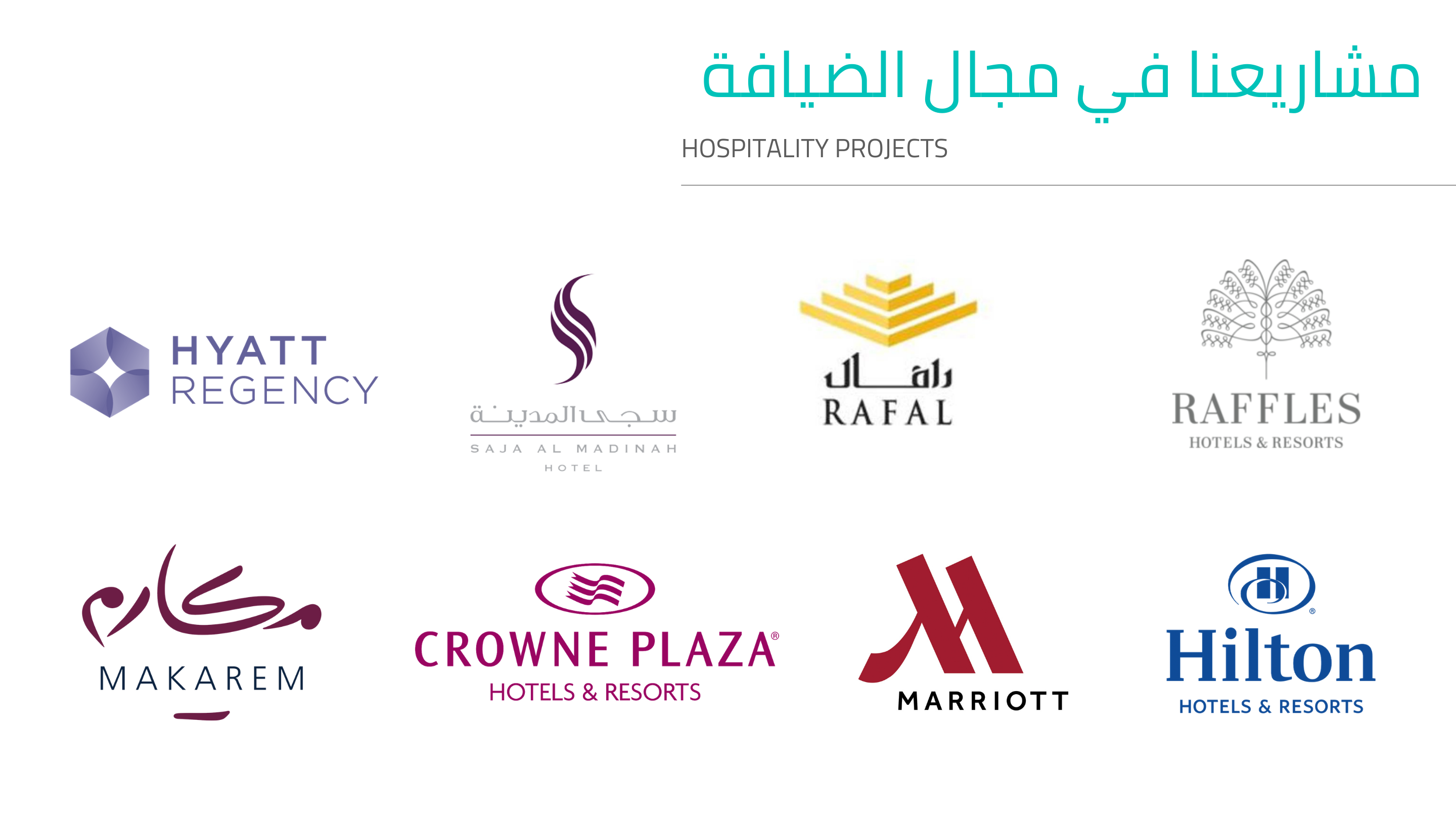 Saudi Hospitality Copywriting Projects by Taglime